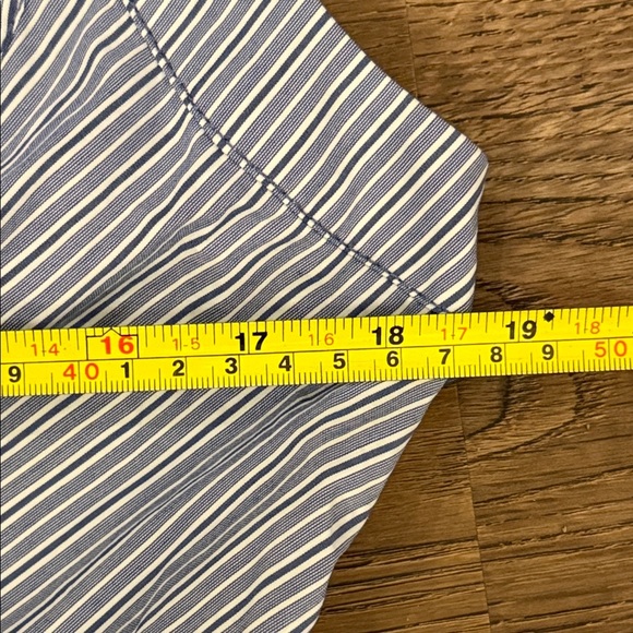 Tory Burch Blue and White Striped Midi Dress - Picture 4 of 10